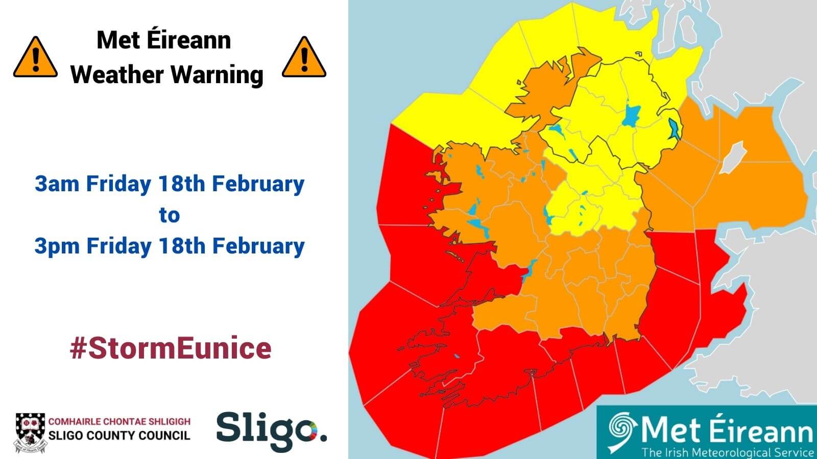 Storm Eunice - Weather Alert